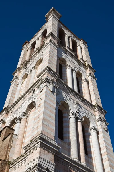 Bazyliki katedralnej belltower. Ferrara. Emilia-Romania. Włochy. — Zdjęcie stockowe