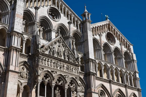 Bazylika giorgio Katedra. Ferrara. Emilia-Romania. Włochy. — Zdjęcie stockowe