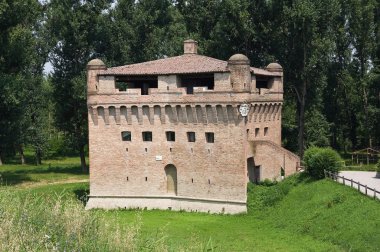 Kale rocca stellata. bondeno. Emilia-Romagna. İtalya.