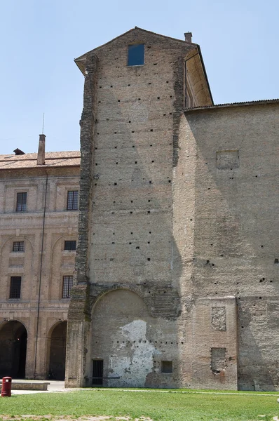 Pilotta palác. Parma. Emilia-Romagna. Itálie. — Stock fotografie