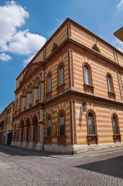 Borgatti theatre. Cento. Emilia-Romagna. Italy. clipart