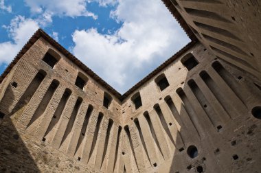 Varano de' melegari Kalesi. Emilia-Romagna. İtalya.