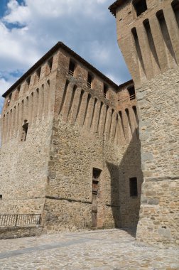 Varano de' melegari Kalesi. Emilia-Romagna. İtalya.