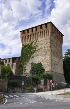 Varano de' melegari Kalesi. Emilia-Romagna. İtalya.