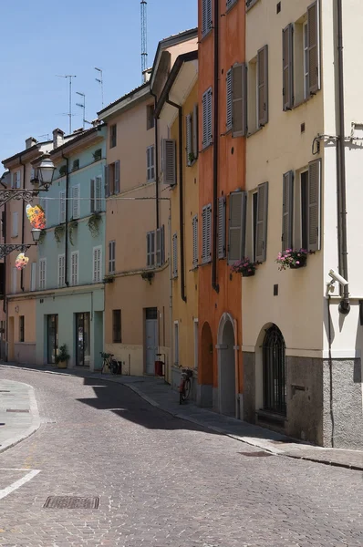 Uličky. Parma. Emilia-Romagna. Itálie. — Stock fotografie