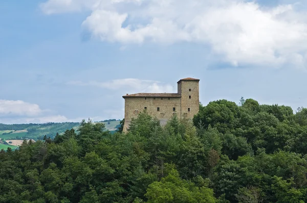 Schloss von Pellegrino Parmense. Emilia-Romagna. Italien. — Stockfoto