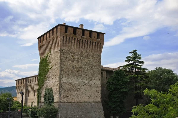 Varano de' melegari kasteel. Emilia-Romagna. Italië. — Stockfoto