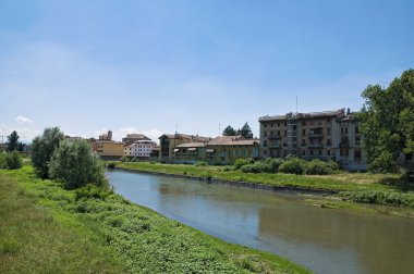 panoramik Parma. Emilia-Romagna. İtalya.