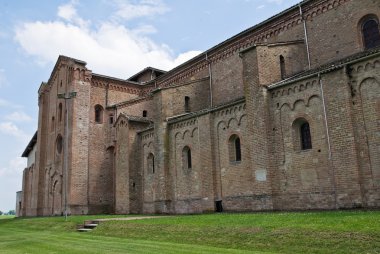 fontevivo in Cistercian Manastırı. Emilia-Romagna. İtalya.