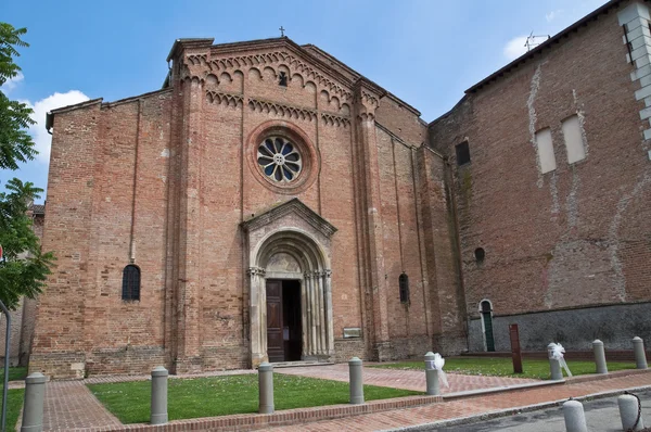 Cistercian 修道院的 fontevivo。艾米利亚-罗马涅。意大利. — 图库照片