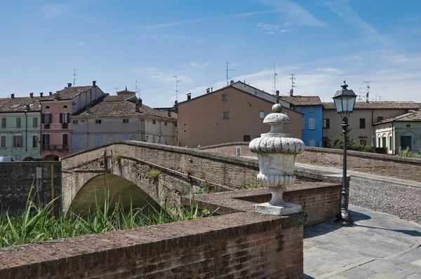 Panoramautsikt over Colorno. Emilia-Romagna. Italia . – stockfoto