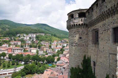 Bardi castle. Emilia-Romagna. İtalya.