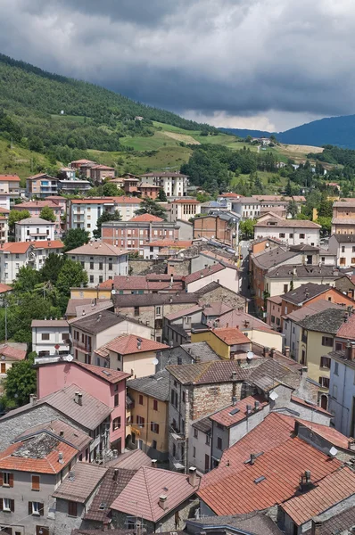 Panoramatický pohled na bardi. Emilia-Romagna. Itálie. — Stock fotografie