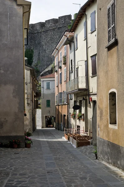 Alleyway. Bardi. Emilia-Romagna. İtalya. — Stok fotoğraf