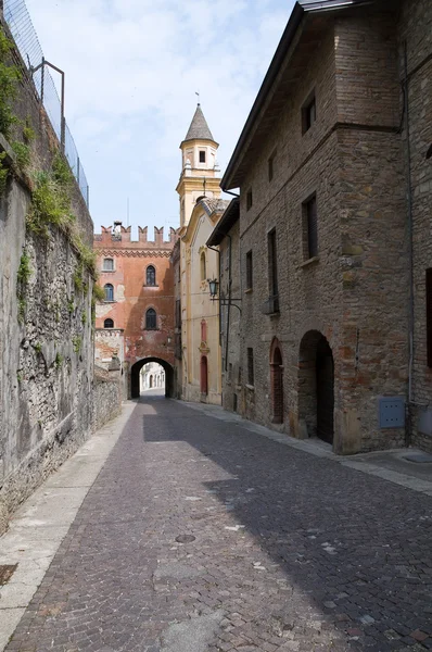 Callejuela. Castell 'arquato. Emilia-Romaña. Italia . — Foto de Stock