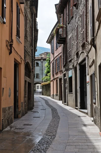 Alleyway. Bobbio. Emilia-Romagna. Italy. — Stock Photo, Image