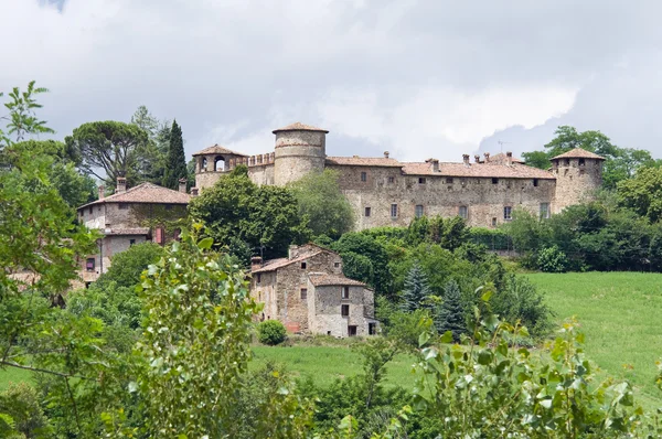 Slottet av statto. Travo.Emilia-romagna. Italien. — Stockfoto