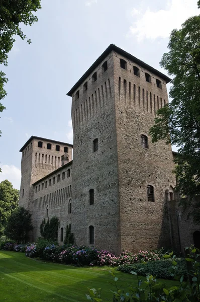 Slottet av castelguelfo. Noceto. Emilia-Romagna. Italien. — Stockfoto
