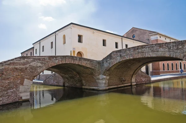 Cops bridge. Comacchio. Emilia-Romagna. Italy. — Stock Photo, Image