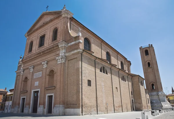 Katedra san Cassiano. Comacchio. Emilia-Romania. Włochy. — Zdjęcie stockowe