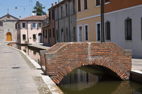 Vista de Comacchio. Emilia-Romaña. Italia . —  Fotos de Stock