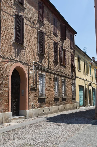 Alleyway. Ferrara. Emilia-Romagna. Italy. — Stockfoto