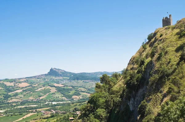 Panoramiczny widok z regionu Emilia-Romania. Włochy. — Zdjęcie stockowe