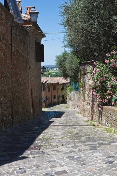 Steegje. Santarcangelo van romagna. Emilia-Romagna. Italië. — Stockfoto