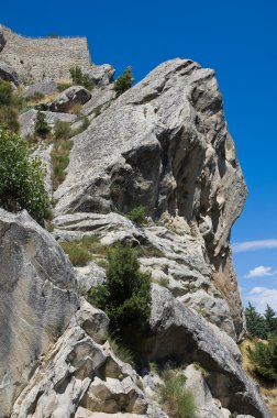 panoramik cavatappi. Basilicata. İtalya.