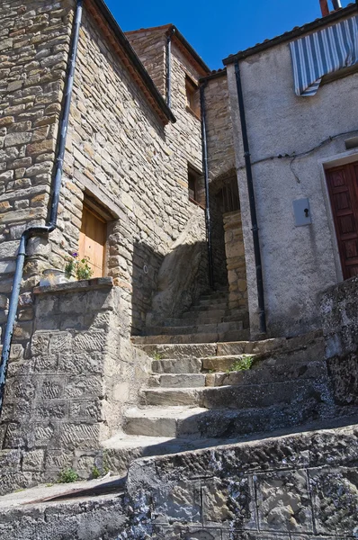 골목입니다. pietrapertosa입니다. 바실리카 타입니다. 이탈리아. — 스톡 사진