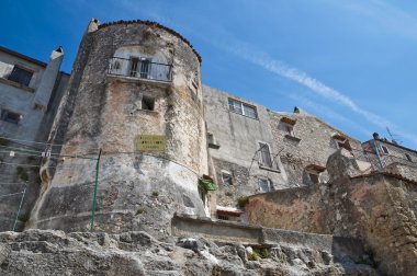 View of Vico del Gargano. Puglia. Italy. clipart