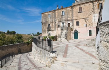 alleyway. Vico del gargano. Puglia. İtalya.