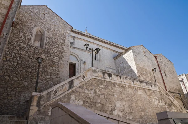 St. Maria Assunta Basilica Cathedral. Vieste. Puglia. Italy. — Stock Photo, Image