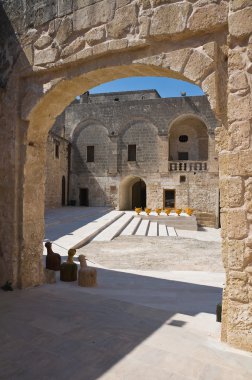 Episcopio Castle. Grottaglie. Puglia. Italy. clipart