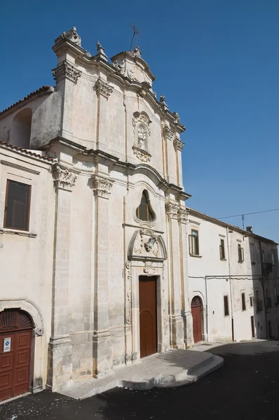 Igreja de Carmine. Monte Sant 'Angelo. Puglia. Itália . — Fotografia de Stock