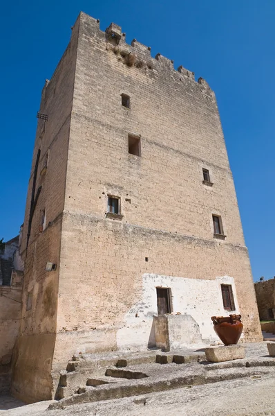 Episcopio slott. Grottaglie. Puglia. Italien. — Stockfoto