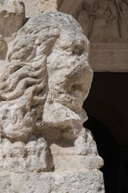 monte sant'angelo sığınak. Puglia. İtalya.