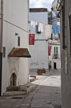 alleyway. Monte sant'angelo. Puglia. İtalya.