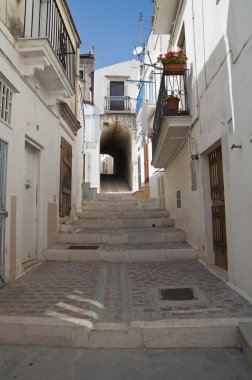 alleyway. Monte sant'angelo. Puglia. İtalya.