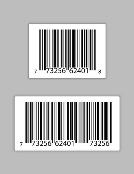 Códigos de barras genéricos design ilustração — Fotografia de Stock