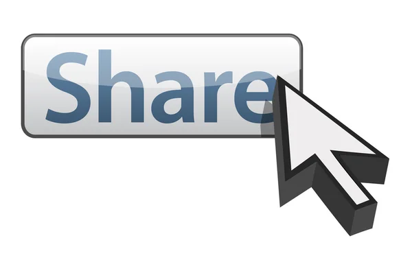 Tlačítko sdílet — Stock fotografie