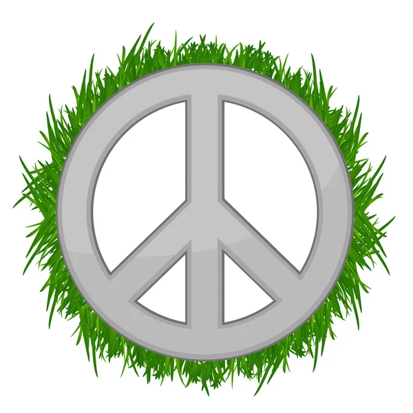 Doğa barış işareti illüstrasyon tasarımı — Stok fotoğraf