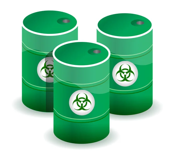 Poisonous barrels illustration design — Stock Photo, Image