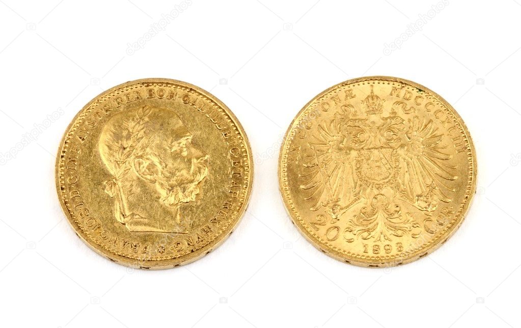 Old gold coins