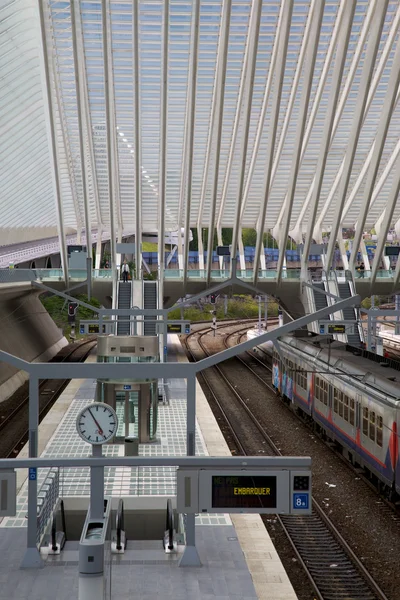 Liège-guillemins järnväg — Stockfoto