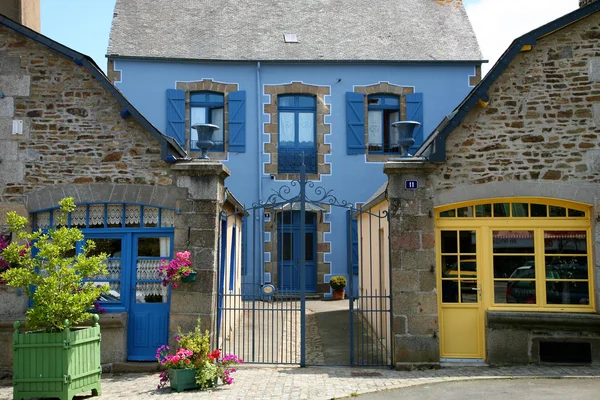 Traditional breton houses — Stock Photo, Image