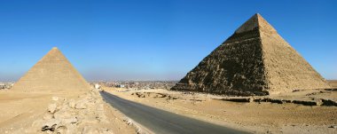 Pyramids of giza in Cairo clipart