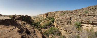 Cliff of Bandiagara in Dogon Land clipart