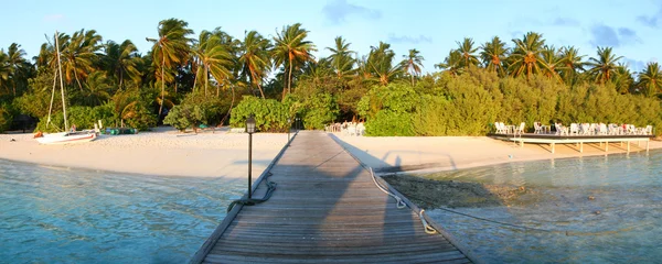 Embudu island, Maldiverna. — 图库照片