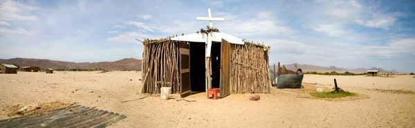 Церква в пустелі — стокове фото